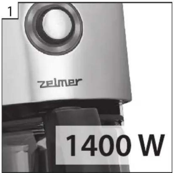1 zelmer 1400 W