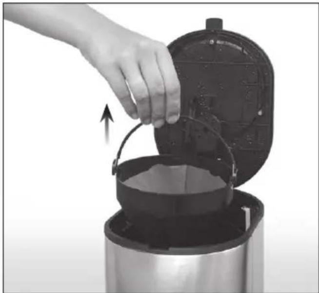 Zelmer CM1000X - Cleaning removable fi Iter holder - 3