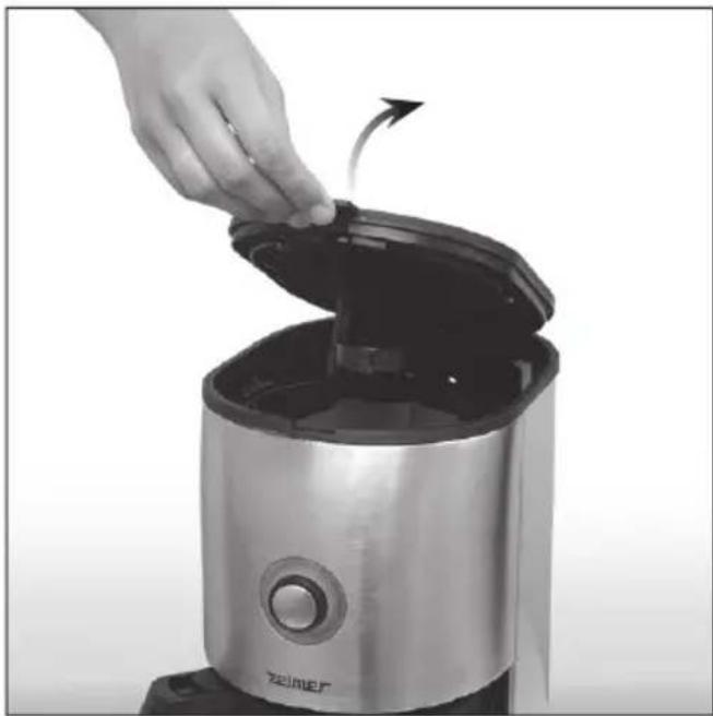 Zelmer CM1000X - Cleaning removable fi Iter holder - 1