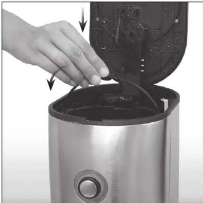 Zelmer CM1000X - Cleaning removable fi Iter holder - 5