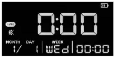 0:00 MONTH DAY WEEK / : |wEd|00:00