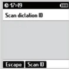 47:49 Scan dictation ID Escape Scan ID