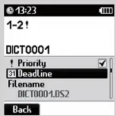 1-2! DICT0001 ! Priority 31 Deadline Filename DICT0001.052 Back