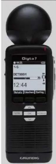 Digta7 1-5 DCT0001 12:44 Details | Lichen | Setup | GRUNDIG