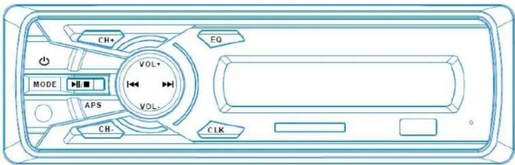 Overmax OV-CR-411G - Odtwarzacz samochodowy MP3 - 1