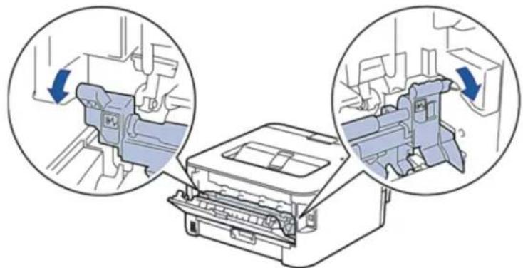 DELL E310dw - Papír je zaseknutý na zadní straně stroje - 2