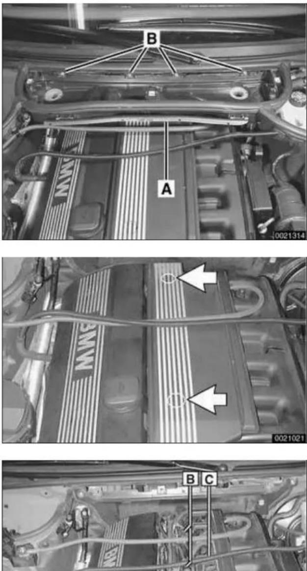 BMW 325i (2002) - Intake air temperature (IAT) sensor, replacing - 1