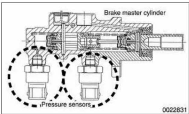 BMW 325i (2002) - DSC steering angle sensor - 2