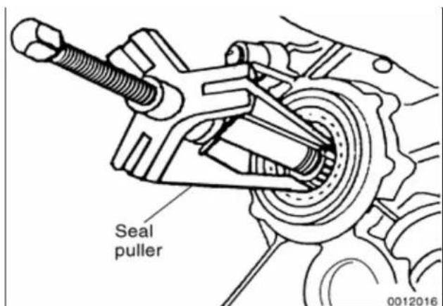 BMW 325i (2002) - Output shaft seal, replacing (transmission installed) - 5