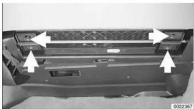 BMW 325i (2002) - Glove compartment and right footwell trim panel, removing and installing - 3