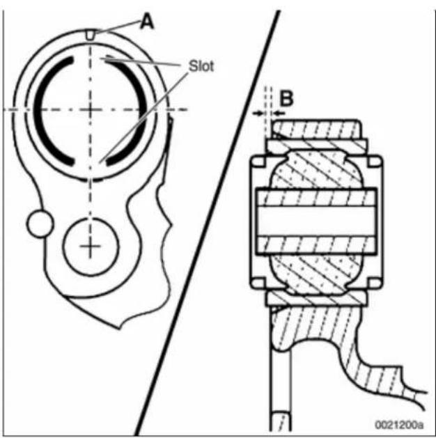BMW 325i (2002) - Trailing arm front bushing - 1