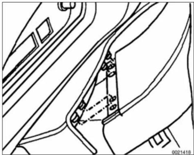 BMW 325i (2002) - Upper steering column, removing and installing - 4