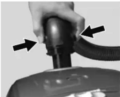 Concept VP-8230 - NOTE: Always disconnect the plug from the mains outlet prior to mounting or removing accessories! - 1