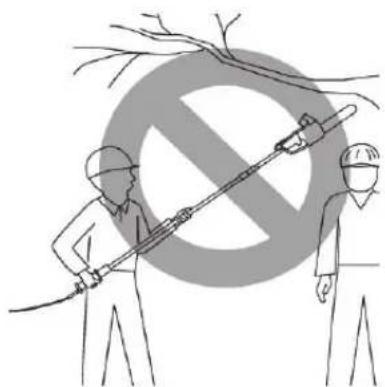 Fieldmann FZP 6005 E - SAFETY INSTRUCTIONS WHEN WORKING WITH POLE-MOUNTED PRUNER - 3