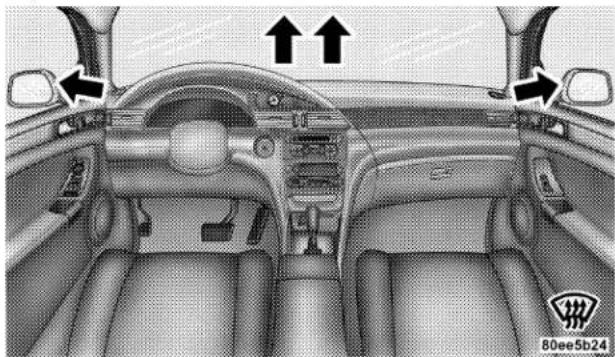 Chrysler Pacifica Touring (2005) - DefrostMode - 1
