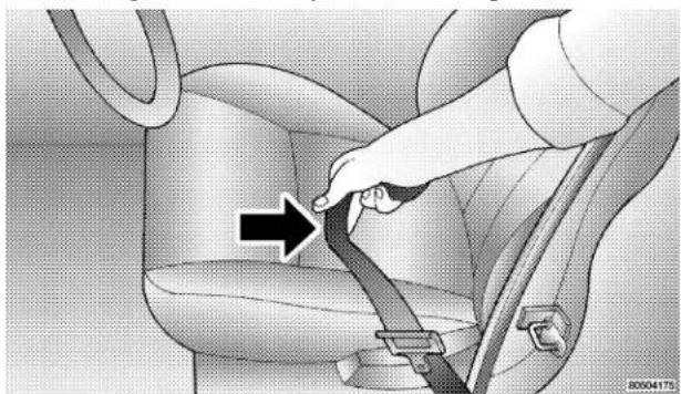 Chrysler Pacifica Touring (2005) - Lap/ShoulderBeltUntwistingProcedure - 2