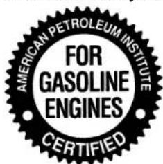 AMERICAN PETROLEUM INSTITUTE FOR GASOLINE ENGINES CERTIFIED