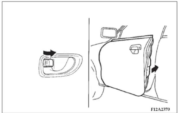Chrysler Sebring Coupe (2004) - DOOR LOCKS (MANUAL) - 1