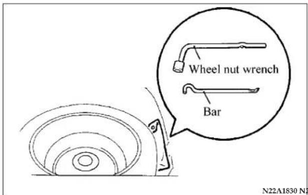 Wheel nut wrench Bar N22A1830 N2
