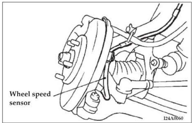 Wheel speed sensor I24A0060