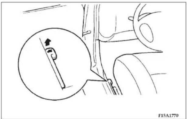 Chrysler Sebring Coupe (2004) - Remote trunk lid release - 1
