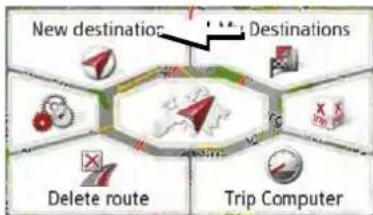 BECKER Mamba.4 CE LMU - The New destination menu - 1