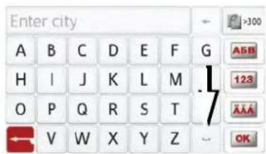 Enter city A B C D E F G H I J K L M O P Q R S T V W X Y Z 123 AAA OK