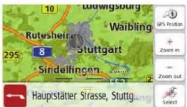 10 Ludwigsburg Rutesheine Waibling 295 8 Stuttgart Sindelfingen GPS Position Zoom in Zoom out Hauptstätter Sirasse, Stuttgart...