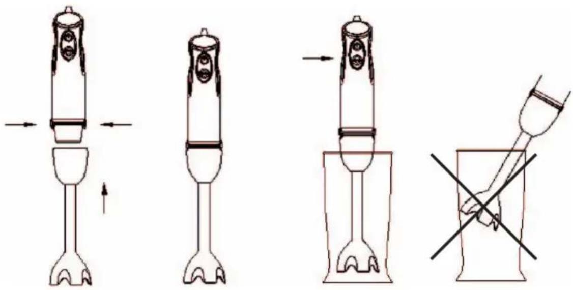 Labeled diagram of a handheld device with numbered parts for identification