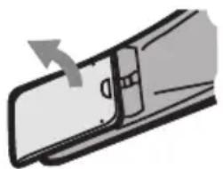 ECG XENON D 1010 HD - Inserting batteries - 1