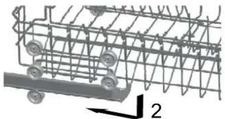 ECG EDF 4516 QA+ - Adjusting the upper basket - 2