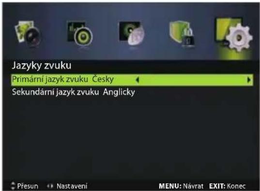 Jazyky zvuku Primární jazyk zvuku Česky Sekundární jazyk zvuku Anglicky