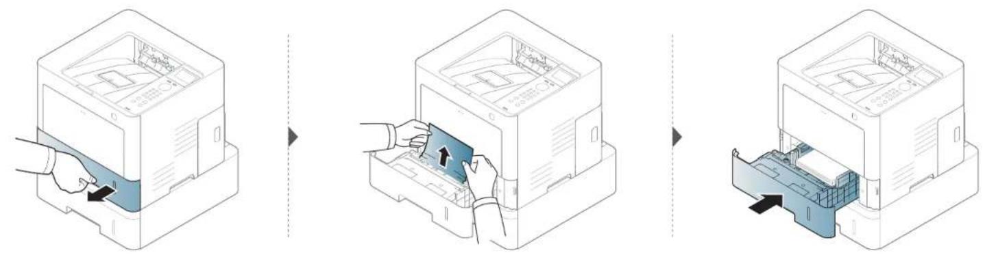 SAMSUNG ProXpress M4030ND - Odstranění uvíznutého papíru - 1