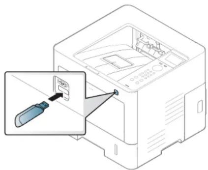 SAMSUNG ProXpress M4030ND - Pamět'ové zařízení USB - 4