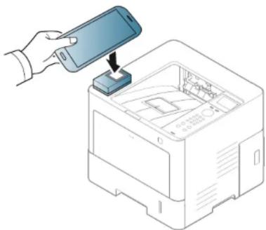 SAMSUNG ProXpress M4030ND - Použití funkce NFC (volitelné) - 1