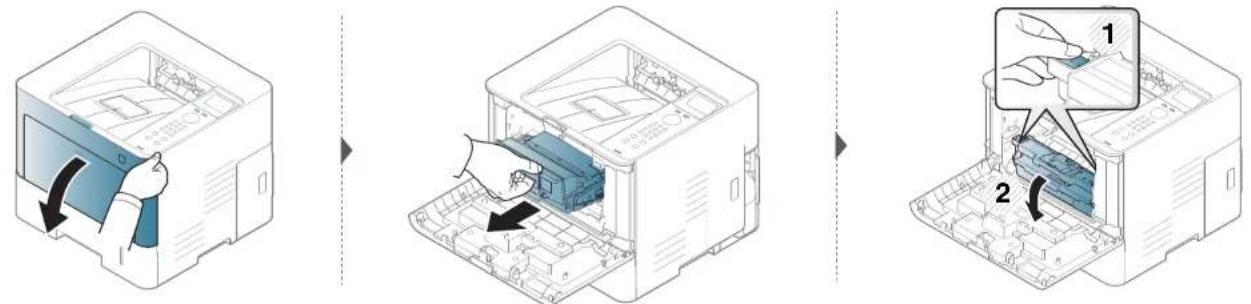 SAMSUNG ProXpress M4030ND - Odstranění uvíznutého papíru - 1