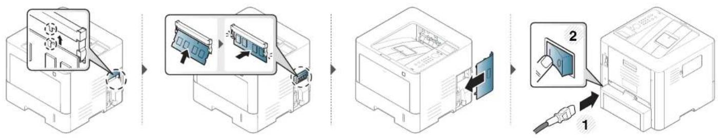 SAMSUNG ProXpress M4030ND - Instalace příslušenství - 1