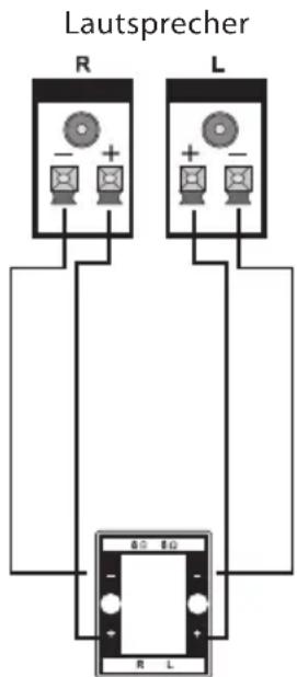 Lautsprecher R L - + + - + - R L