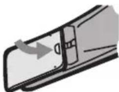 ECG XENON C 222 - Inserting the batteries - 3
