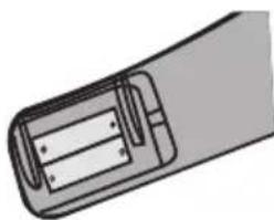 ECG XENON C 222 - Inserting the batteries - 2