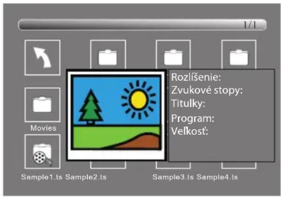 1/1 Rozlíšenie: Zvukové stopy: Titulky: Program: Veľkost: Movies Sample1.ts Sample2.ts Sample3.ts Sample4.ts