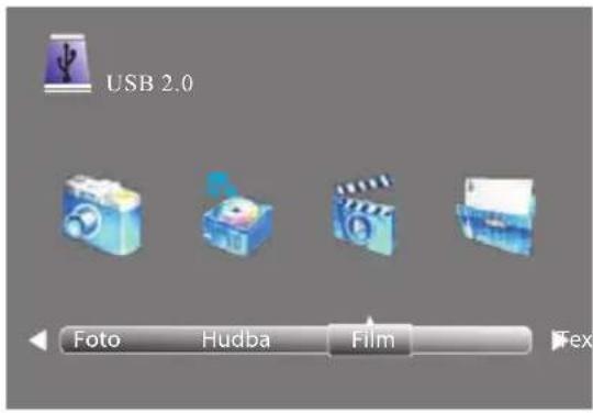 USB 2.0 Foto Hudba Film Fex