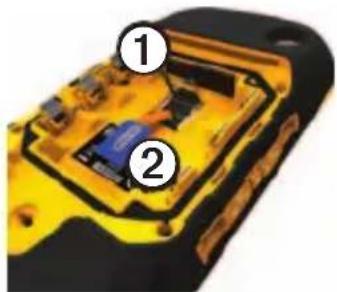 GARMIN 650t PRO - Instalace paměťové karty microSD - 1