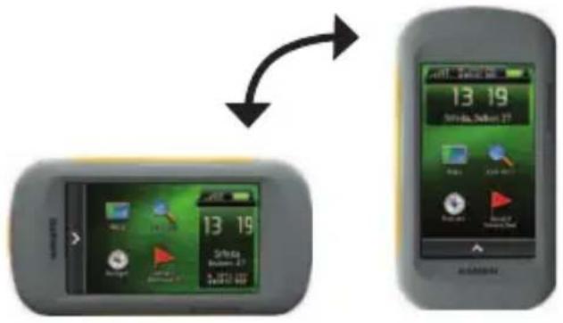 GARMIN 650t PRO - Otočení obrazovky - 1