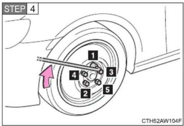STEP 4 1 3 4 2 5 CTH52AW104F