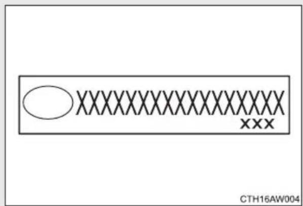 XXXXXX XXX CTH16AW004