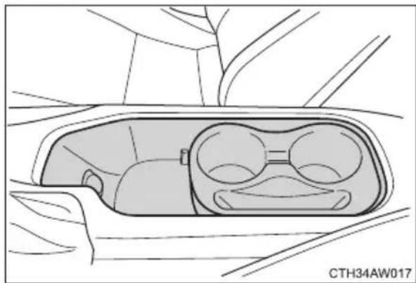 SUBARU BRZ (2016) - Cup holders/console tray - 1