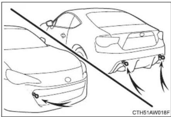 SUBARU BRZ (2016) - Emergency towing - 1