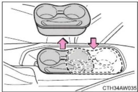 SUBARU BRZ (2016) - ■Changing the cup holder position - 1
