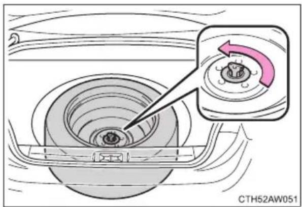 SUBARU BRZ (2016) - Vehicles with a spare tire of the same wheel type as the installed tires - 1